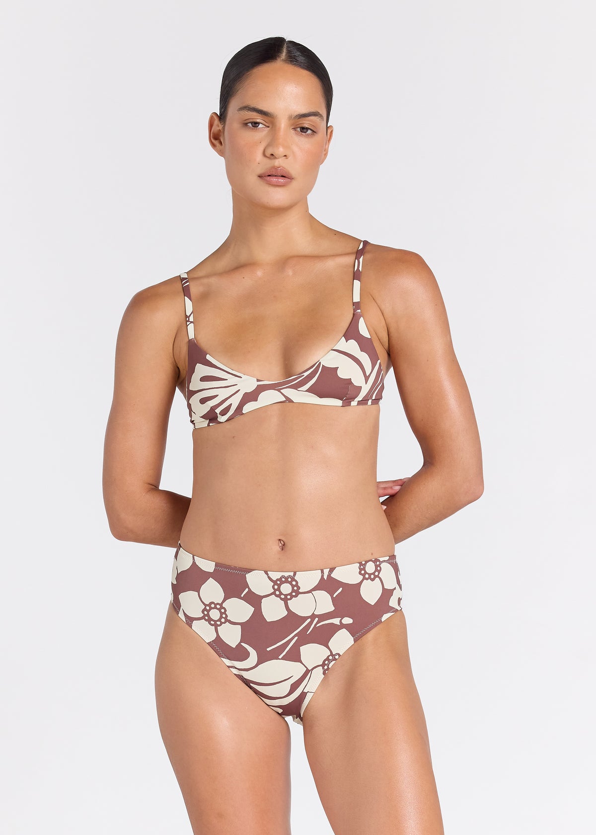 Sardinia Resort Bikini Bottom - Cocoa