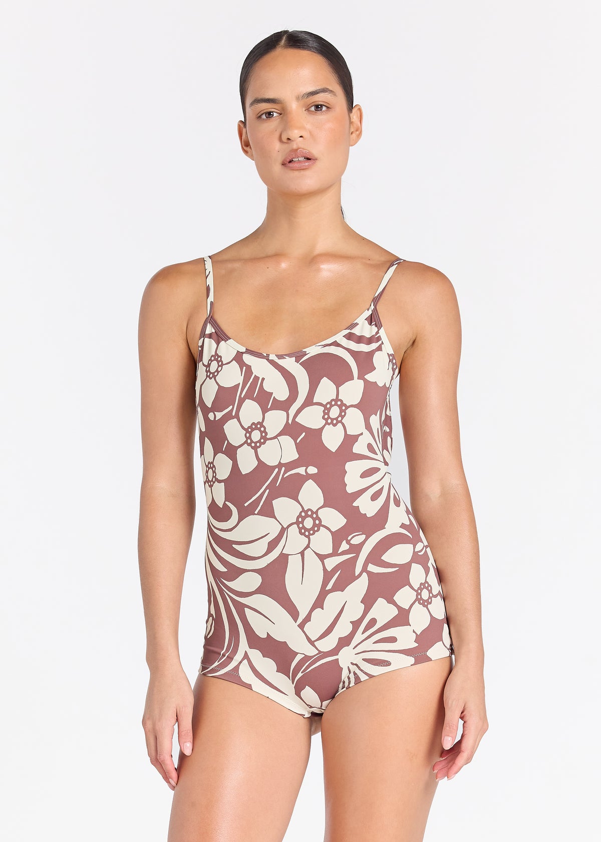 Sardinia Swell One Piece Swimsuit - Cocoa