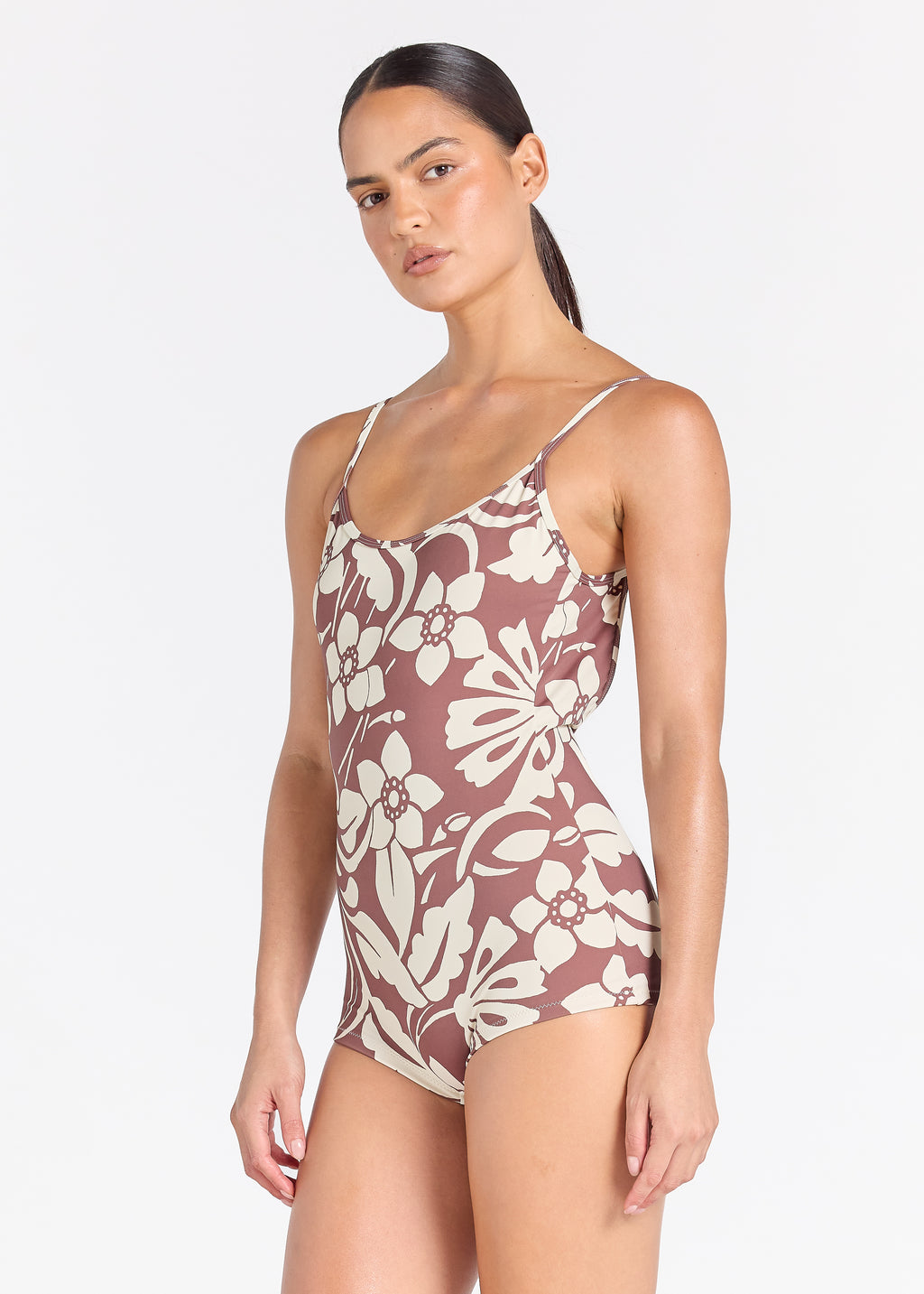 Sardinia Swell One Piece Swimsuit - Cocoa