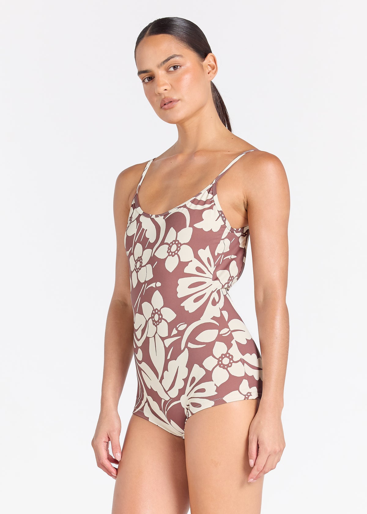 Sardinia Swell One Piece Swimsuit - Cocoa