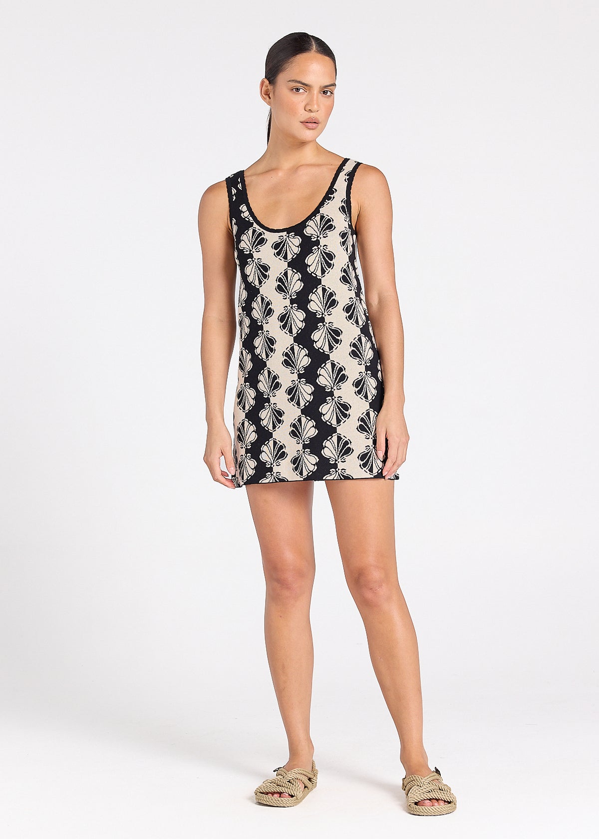 Shelborne Knit Sundreamer Dress - Black Sand