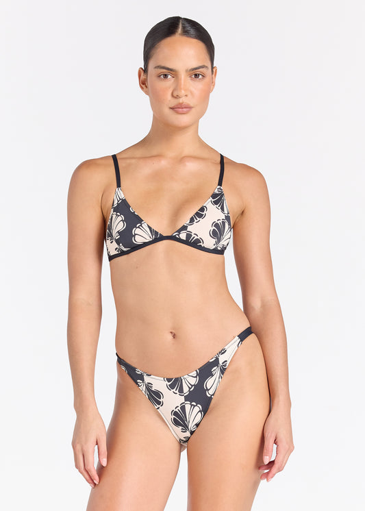 Shelborne Vacation Bikini Top - Black Sand