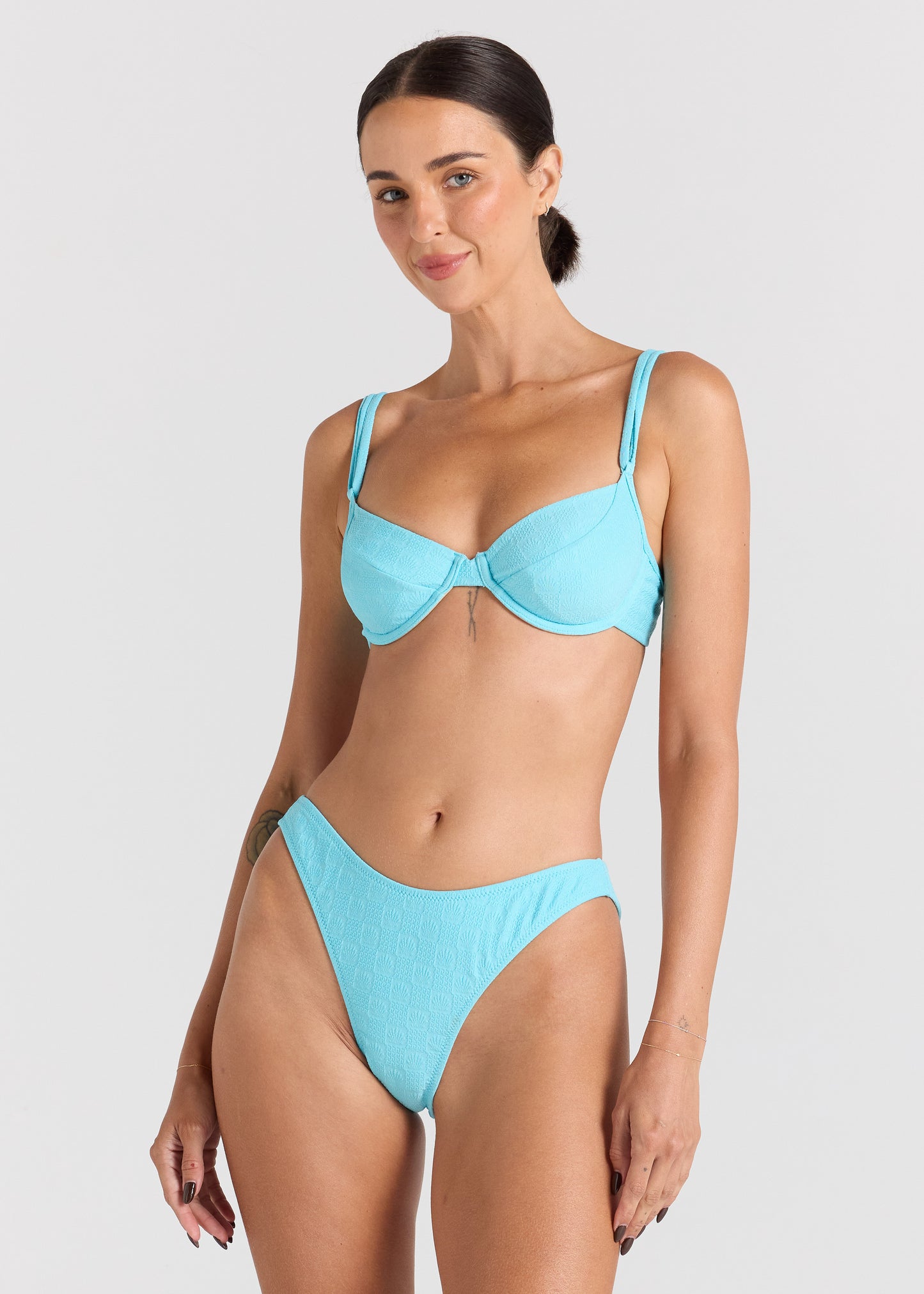 Shoreline Skimpy Bikini Bottom - Lagoon