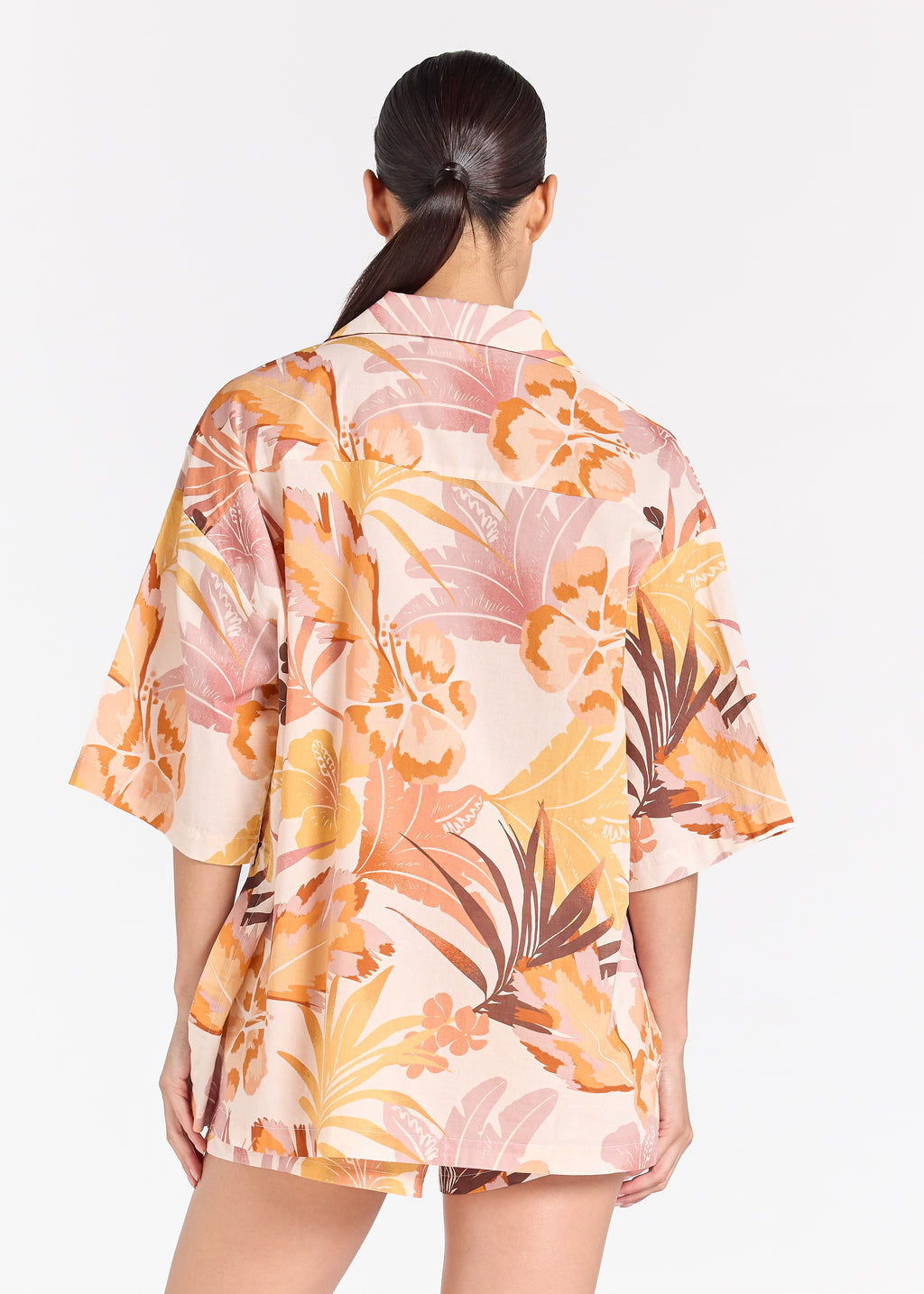 Solara Resort Over Shirt - Sunblush