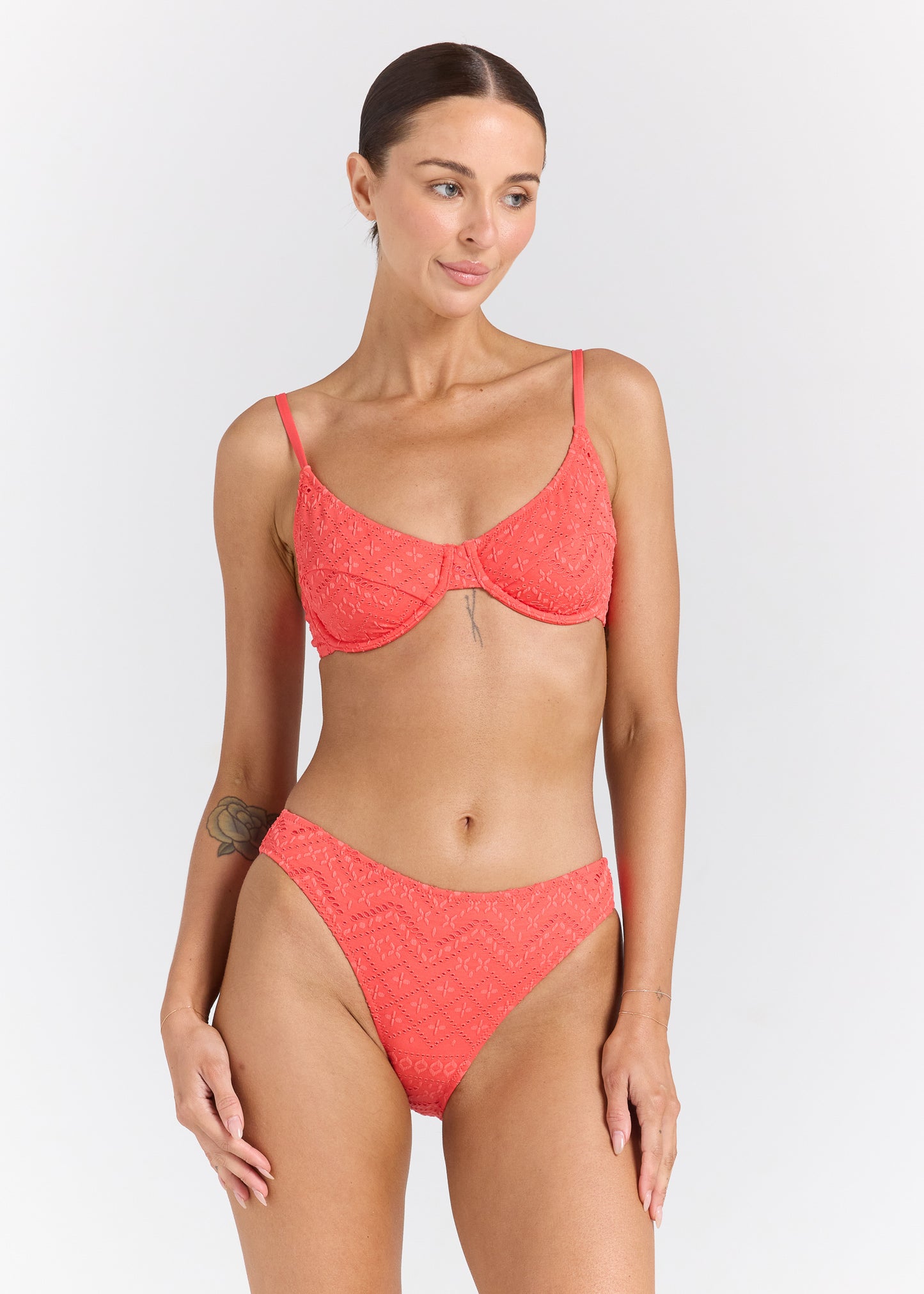 Sundream Basic Bikini Bottom - Hibiscus