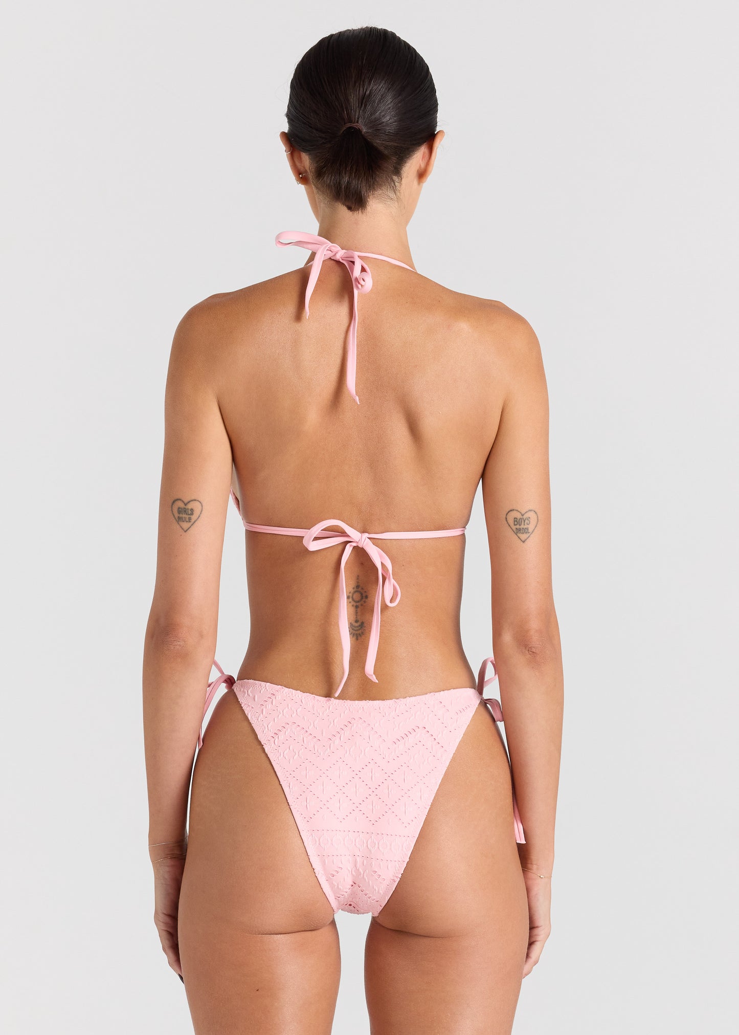 Sundream High String Tie Bikini Bottom - Musk