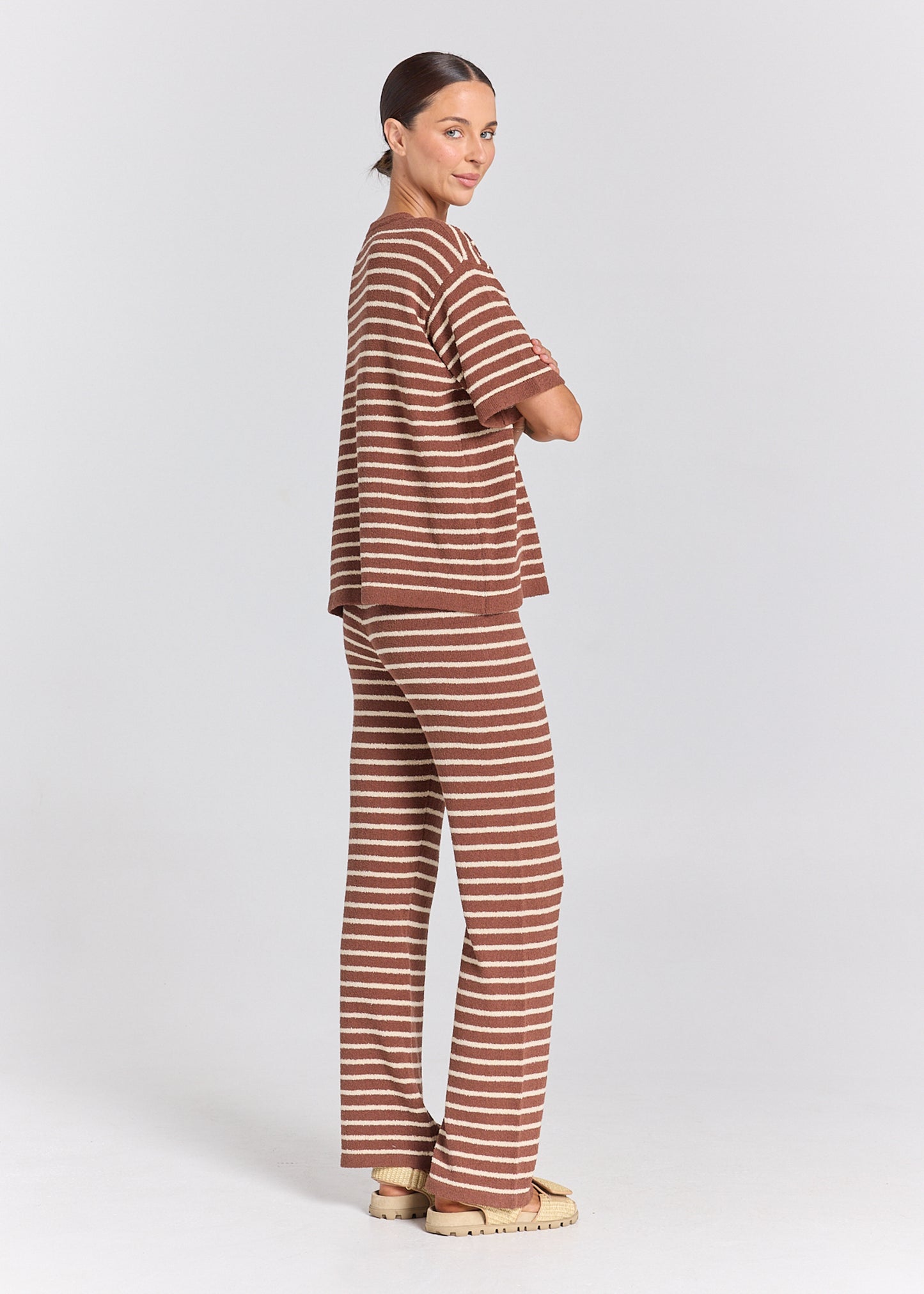 Surfside Fleetwood Knit Pant - Cocoa