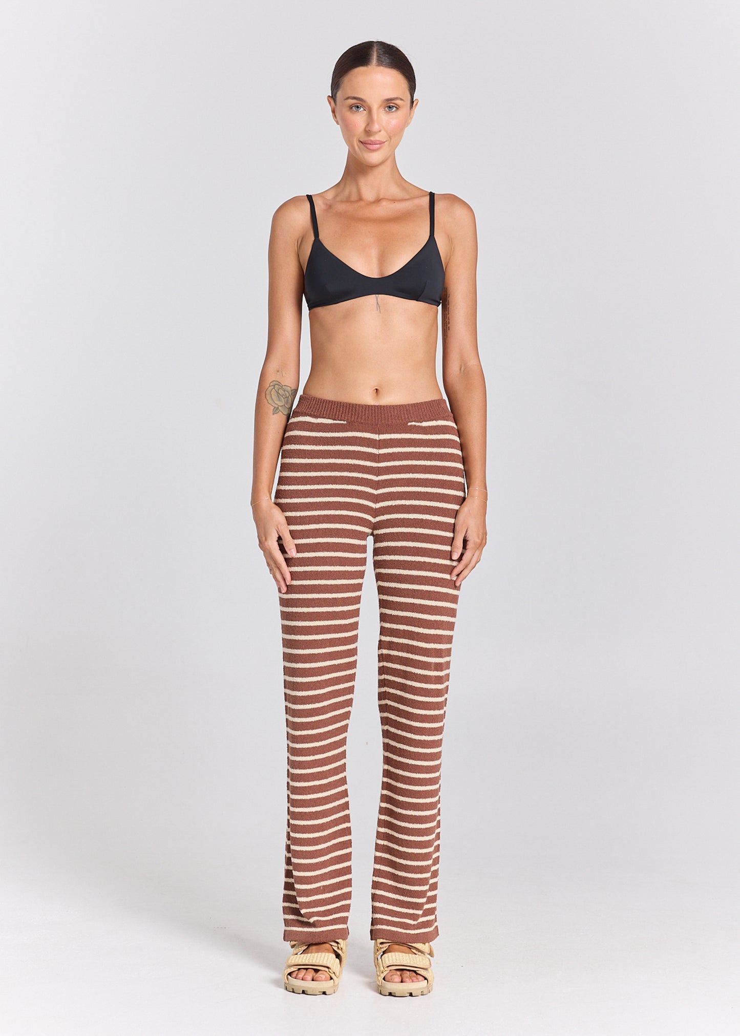 Surfside Fleetwood Knit Pant - Cocoa