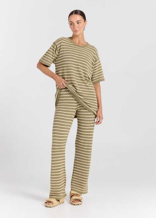 Surfside Knit Tee - Cedar