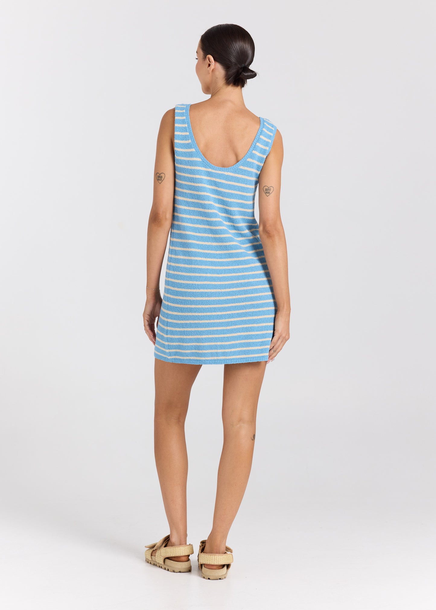 Surfside U Knit Dress - Sky