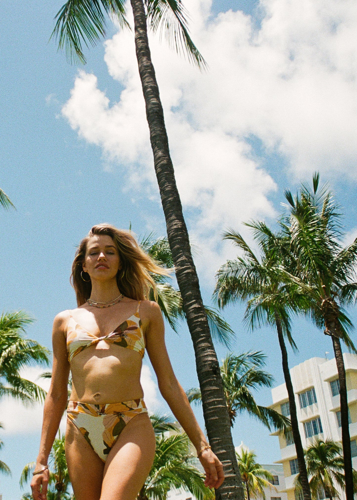 Tropics Cabana Bikini Bottom - Marigold
