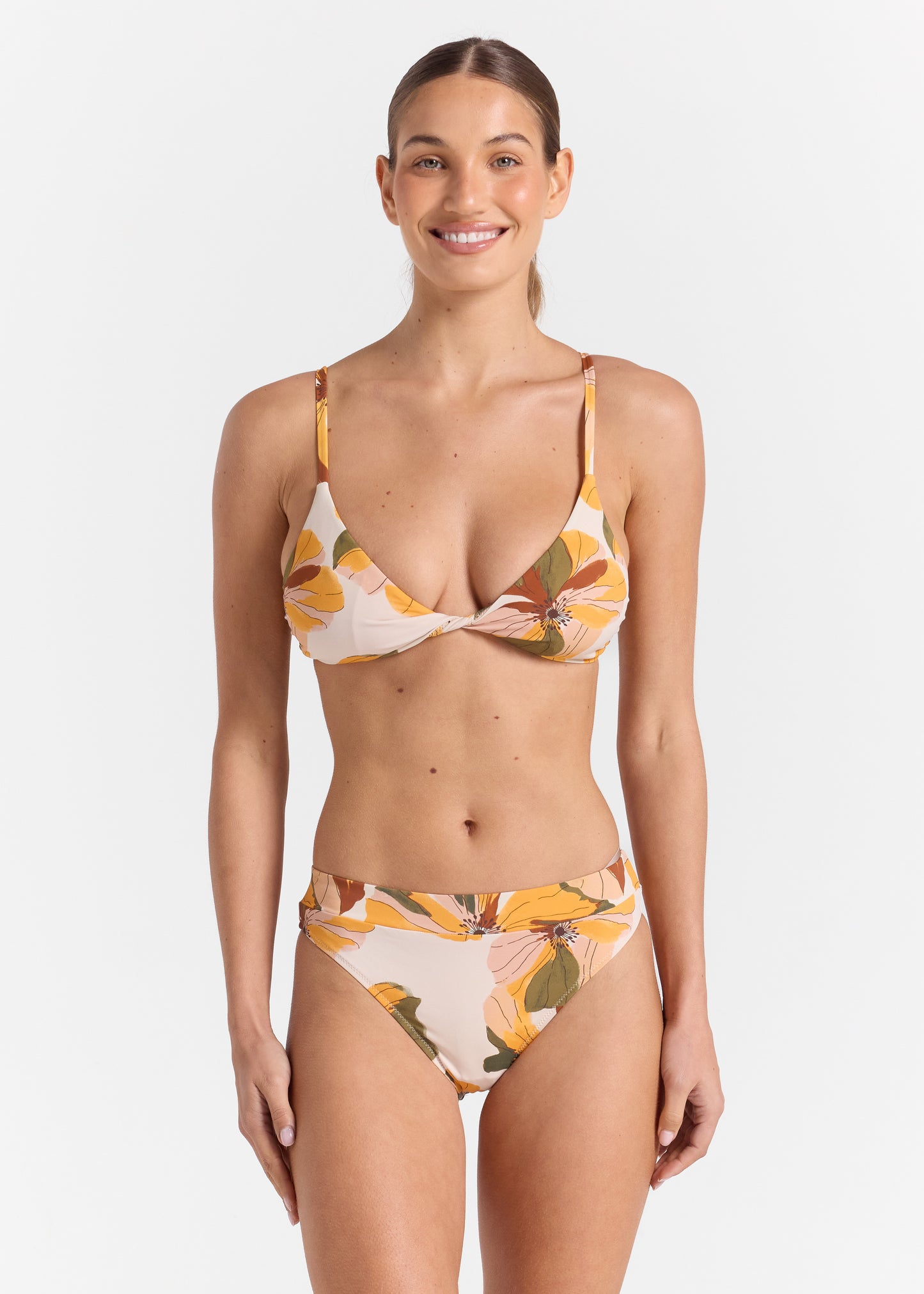 Tropics Tiki Bikini Top - Marigold