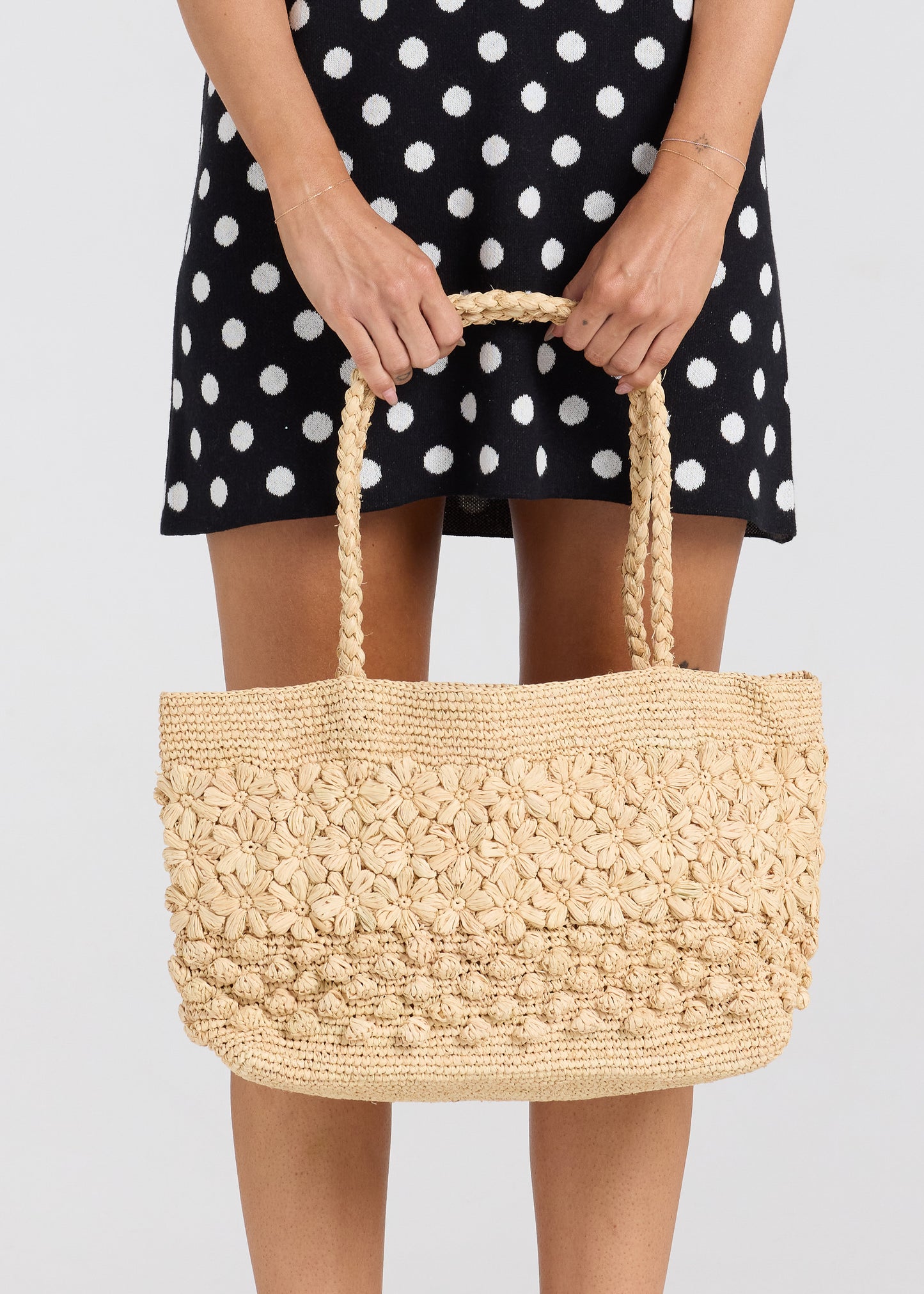 Vacanza Straw Bag - Natural Raffia