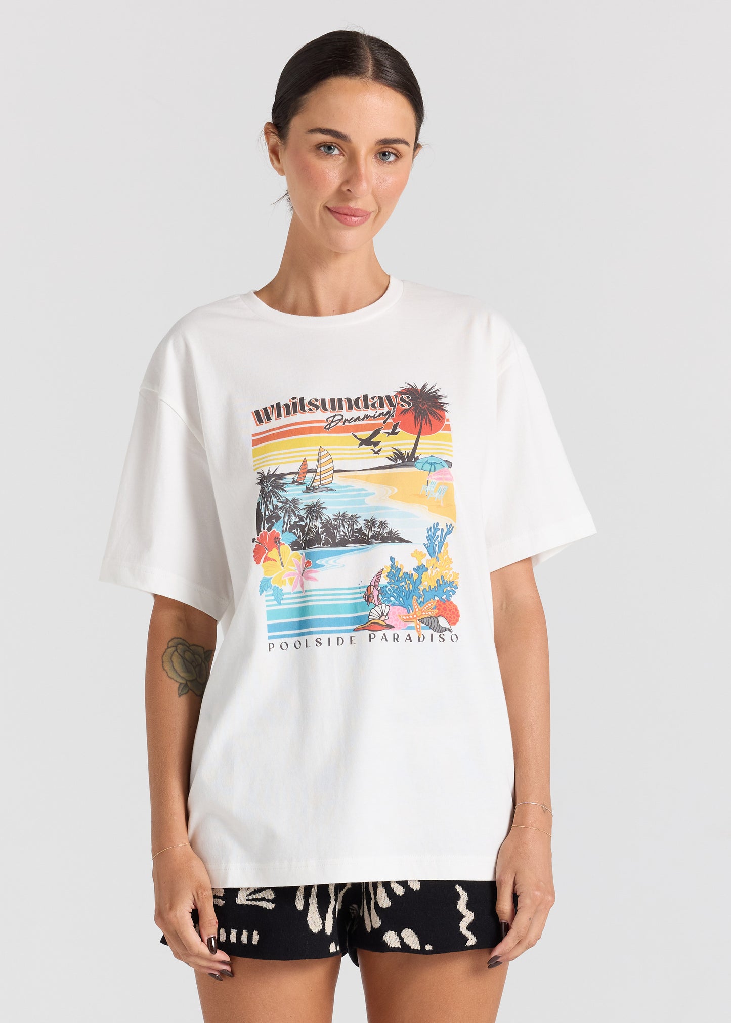 Whitsundays Tee - Vanilla