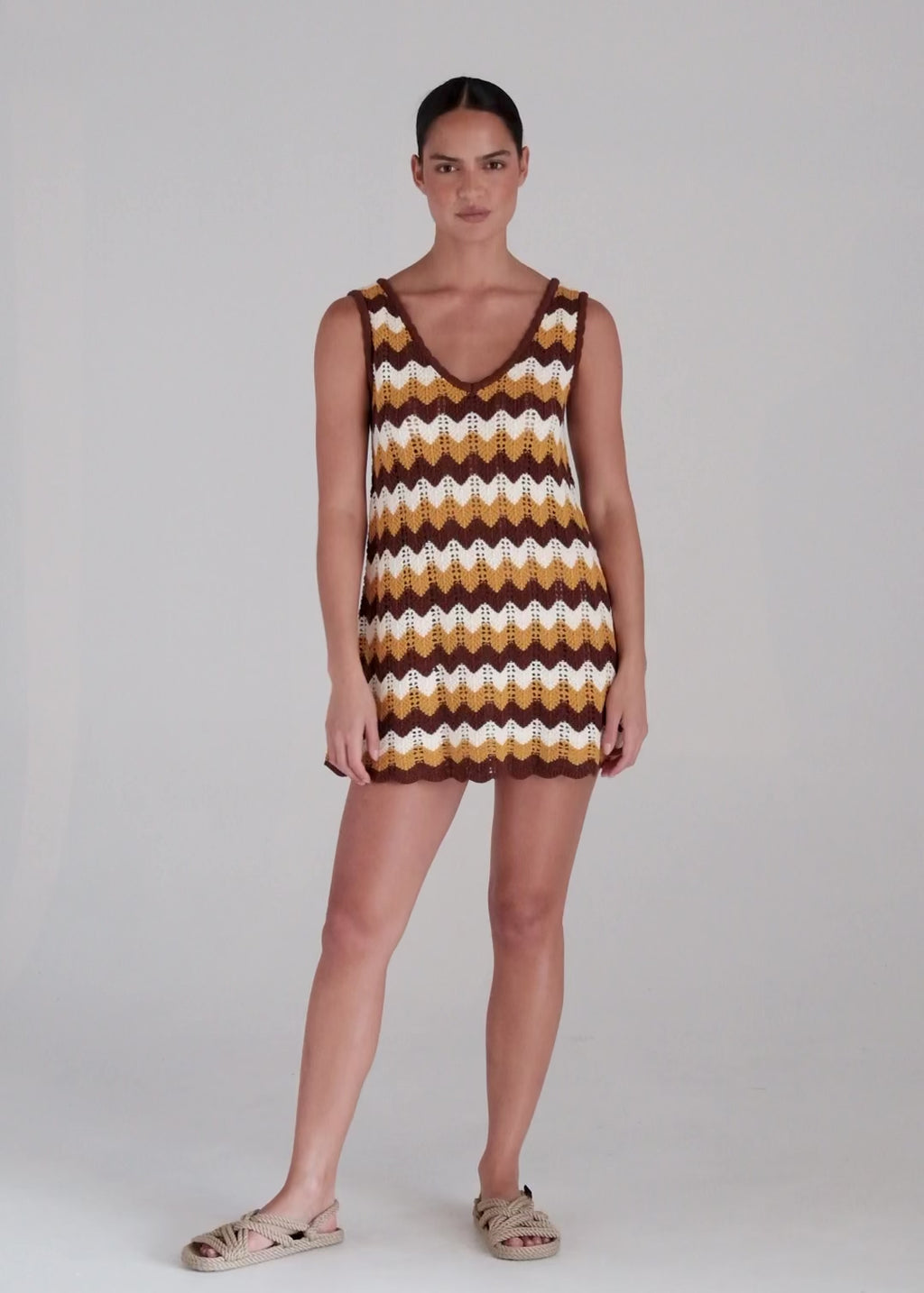Margarita Knit Sundreamer Dress - Sunburnt