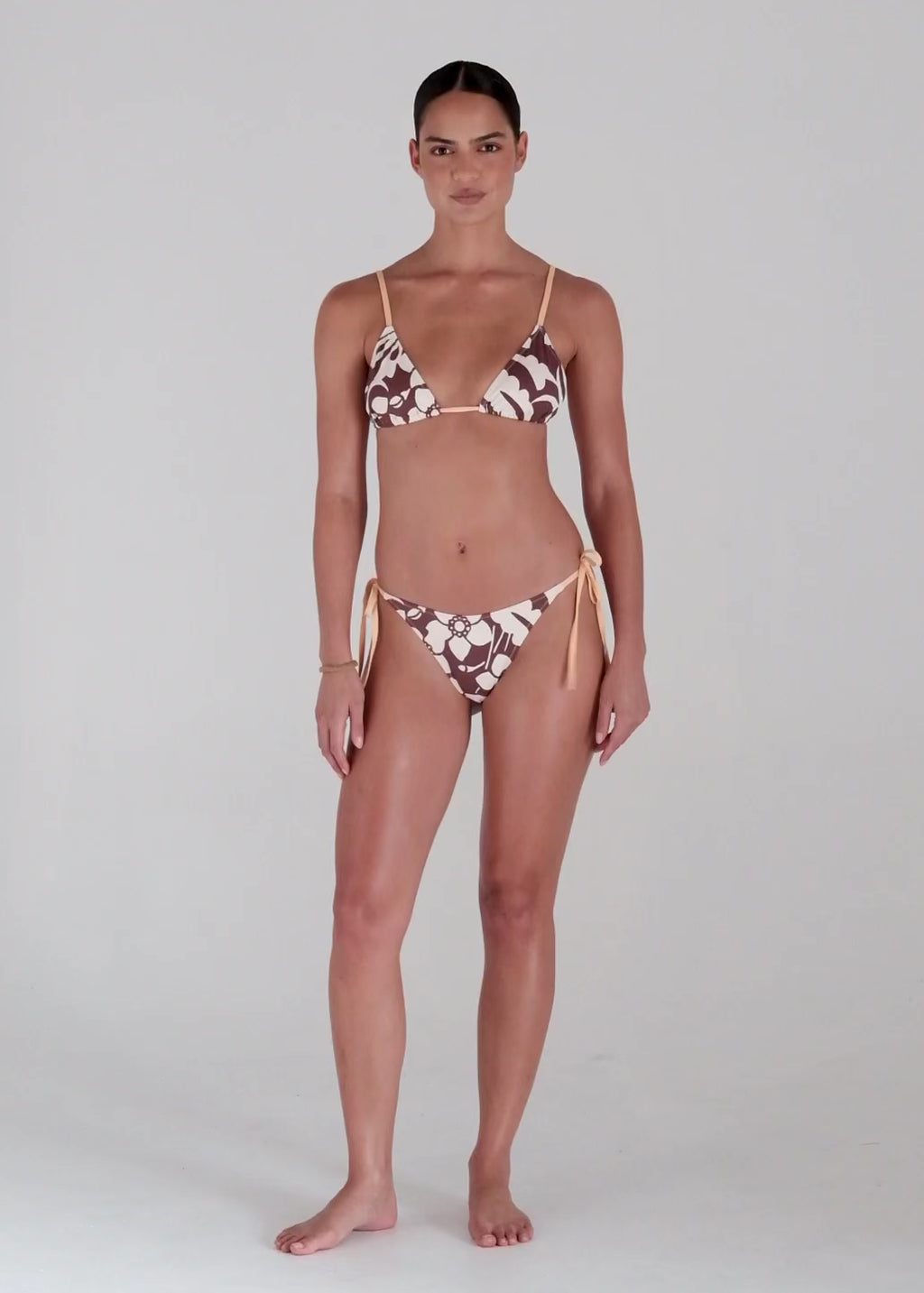 Sardinia Holiday Bikini Bottom - Cocoa