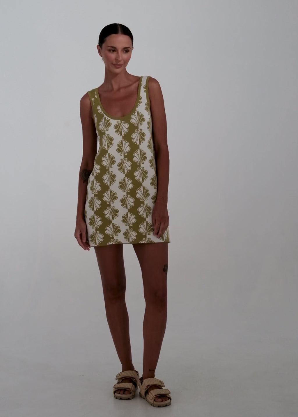 Shelborne Knit Sundreamer Dress - Palm
