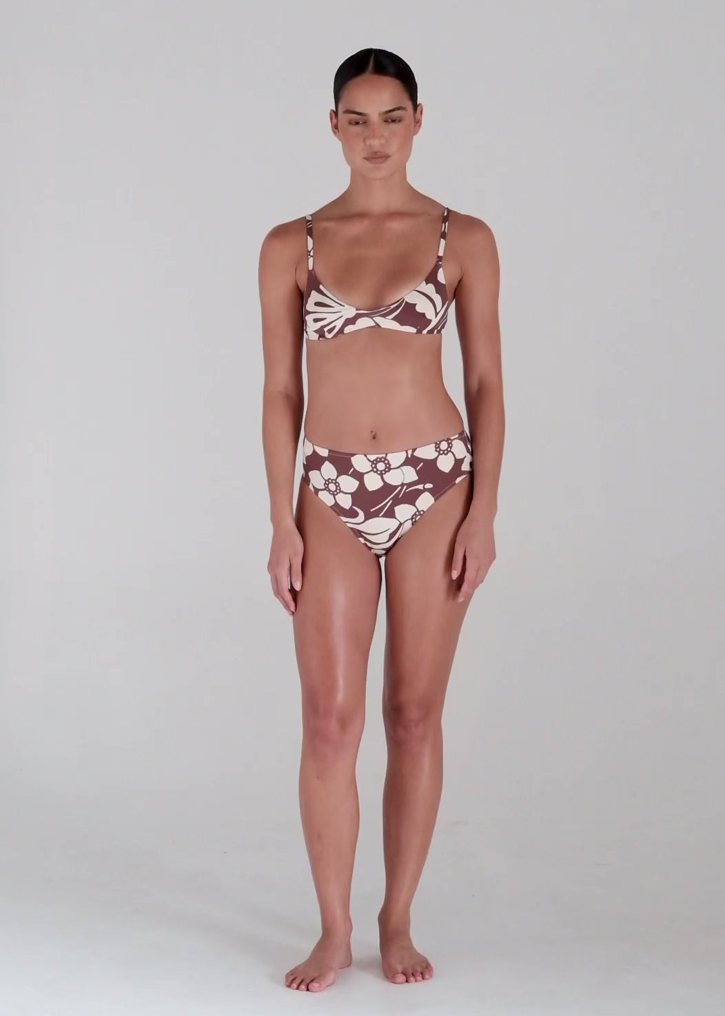 Sardinia Isola Bikini Top - Cocoa