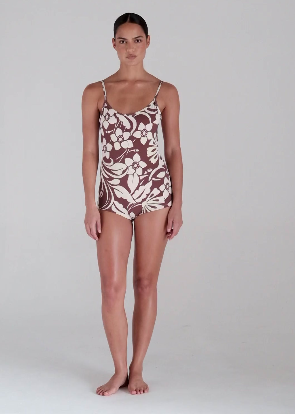 Sardinia Swell One Piece Swimsuit - Cocoa