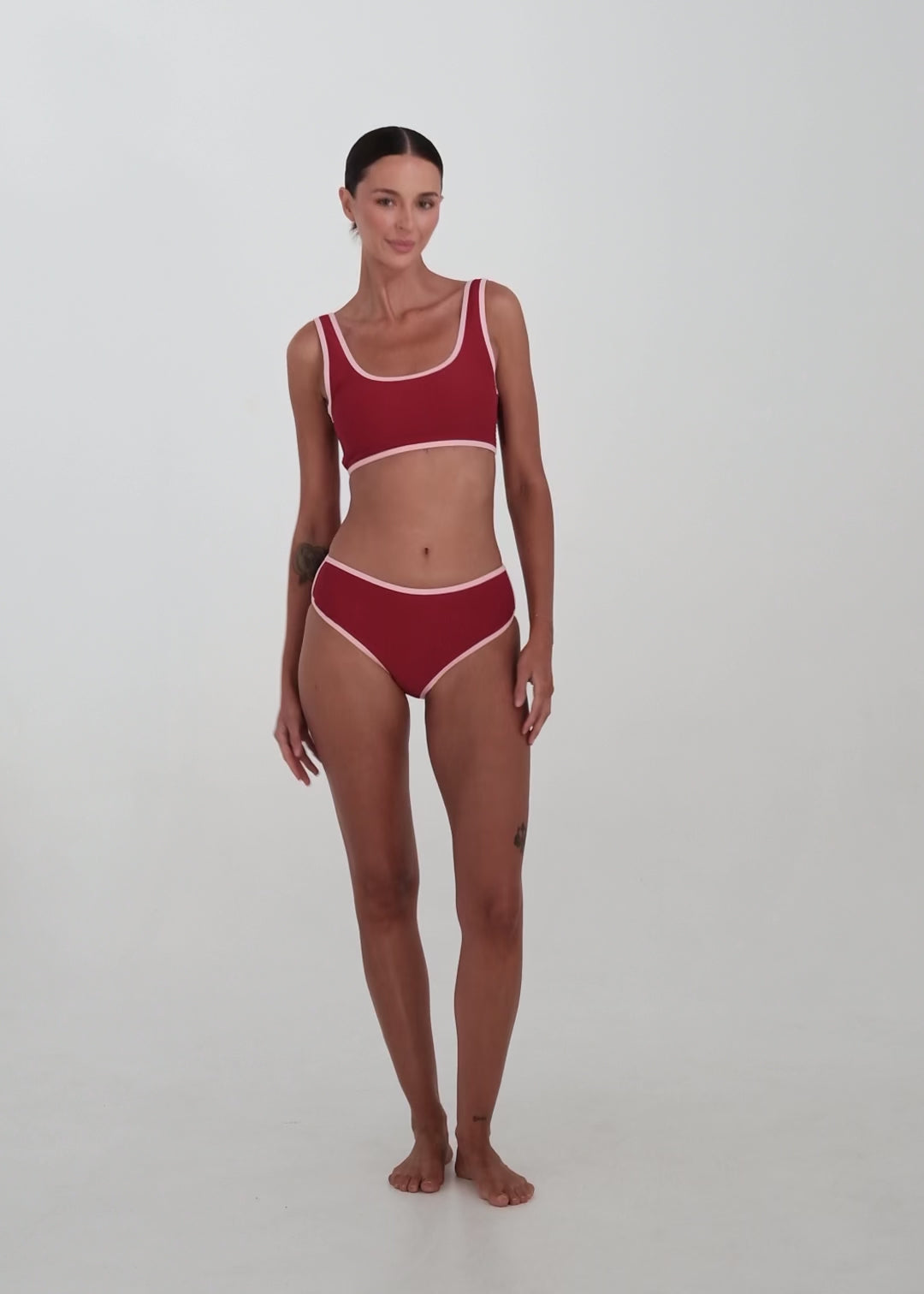 Poolside Waikiki Bikini Bottom - Ruby