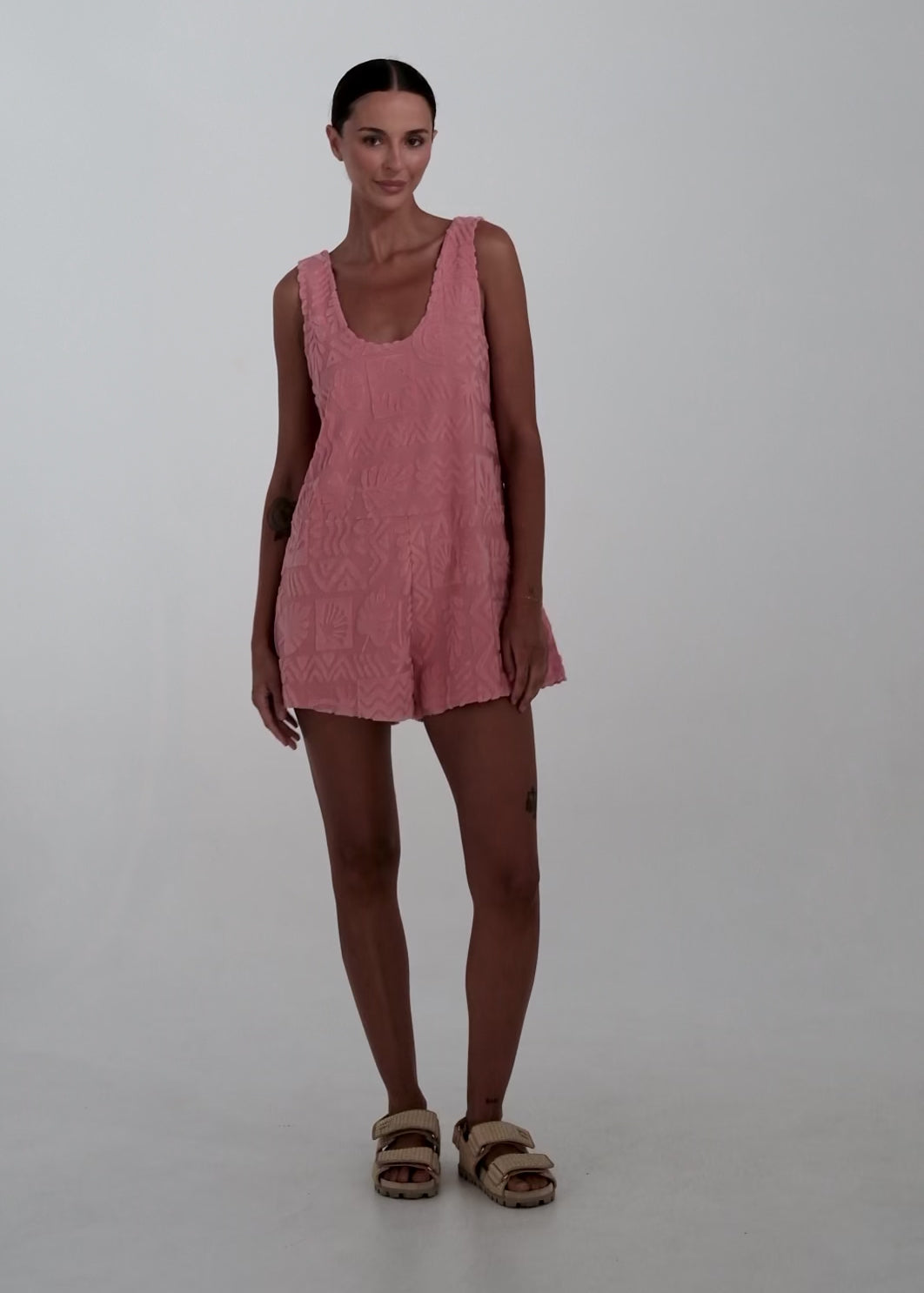 Mai Tai Romper - Rose