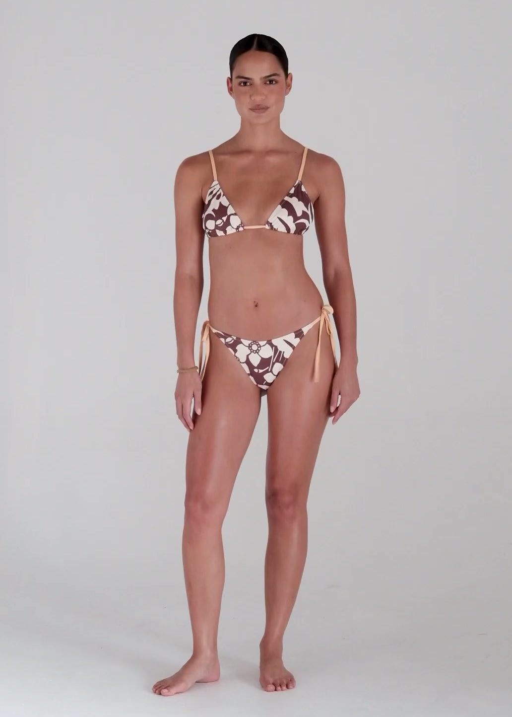 Sardinia Beach Bikini Top - Cocoa