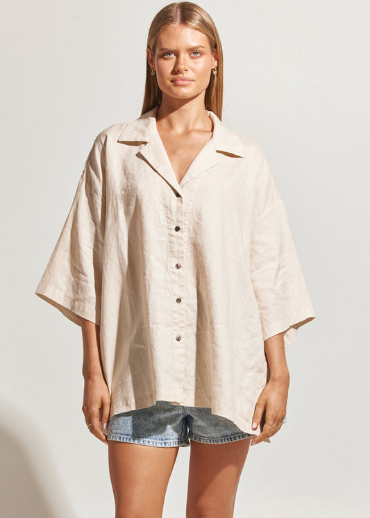 Montauk Over Shirt - Coconut